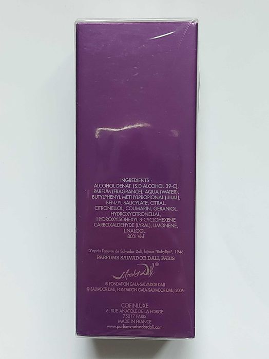 Salvador Dali - PURPLELIPS 50 ml woda toaletowa UNIKAT!