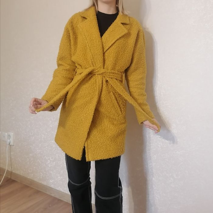 Пальто барашка з поясом