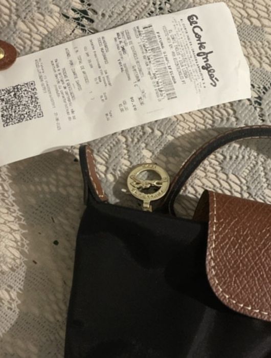 Mala longchamp mini preta