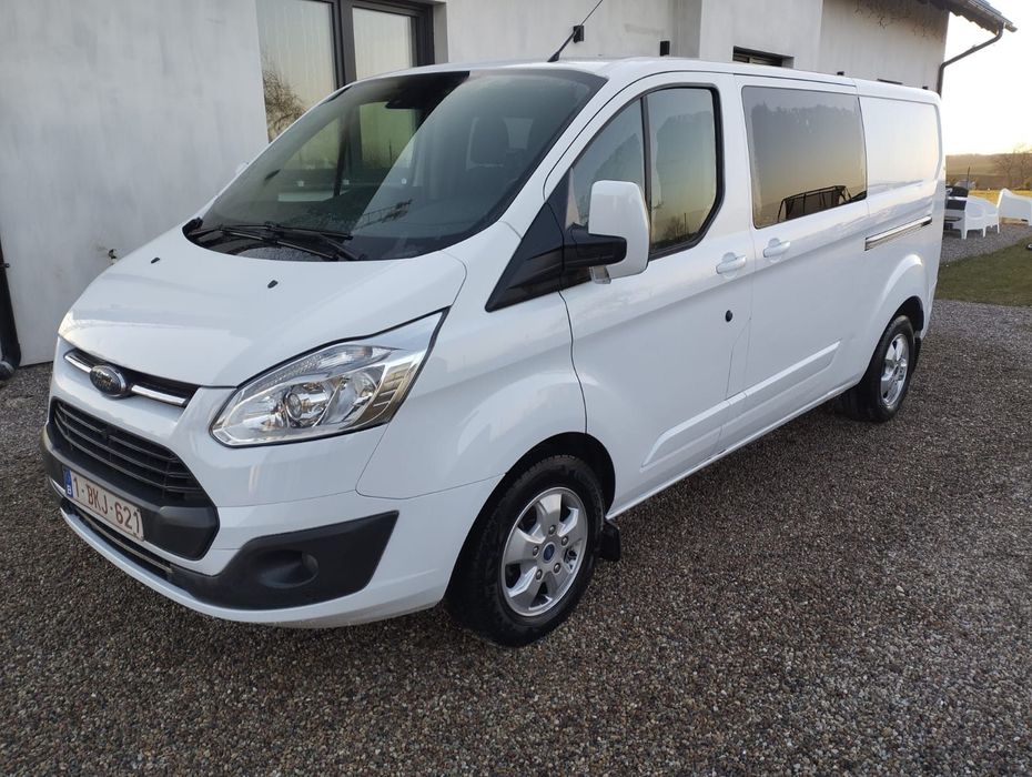 Ford Transit Custom SUPER STAN* Bezwypadkowy *Sewris *LONG * 6 OSOBOWY*2rozsuwnae drz