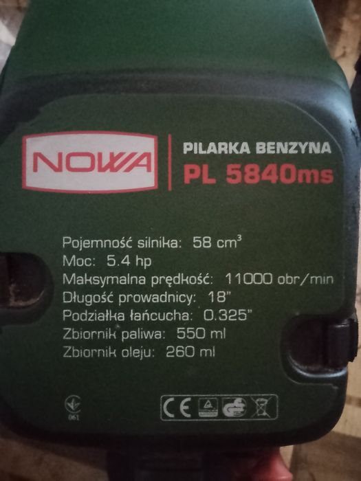 Бинзопилка Nowa PL 5840