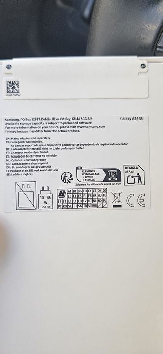 Samsung A36 5g 6GB RAM  128GB