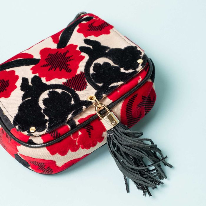 Carteira (Bolsa) original XAA, com jacquard em veludo, nova!