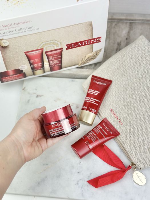 Clarins Restorative zestaw kosmetyków na prezent boże narodzenie