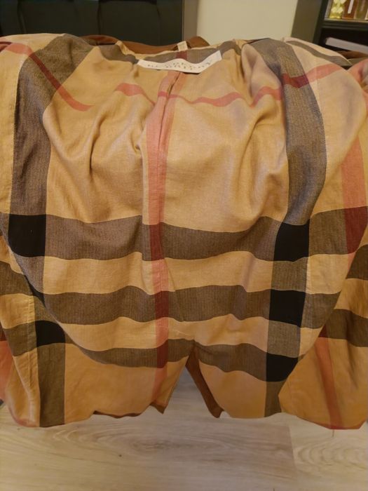 Trencz zamszowy Burberry Brit UK14