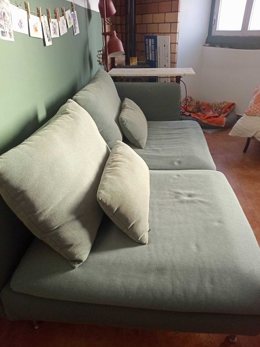 Sofá Ikea soderhamn verde USADO