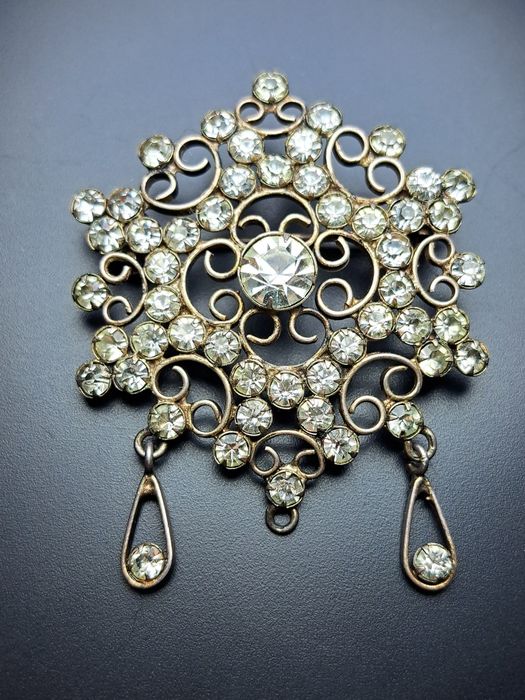 Брошь серебро 875 проба. Винтаж. 6,62 грамма