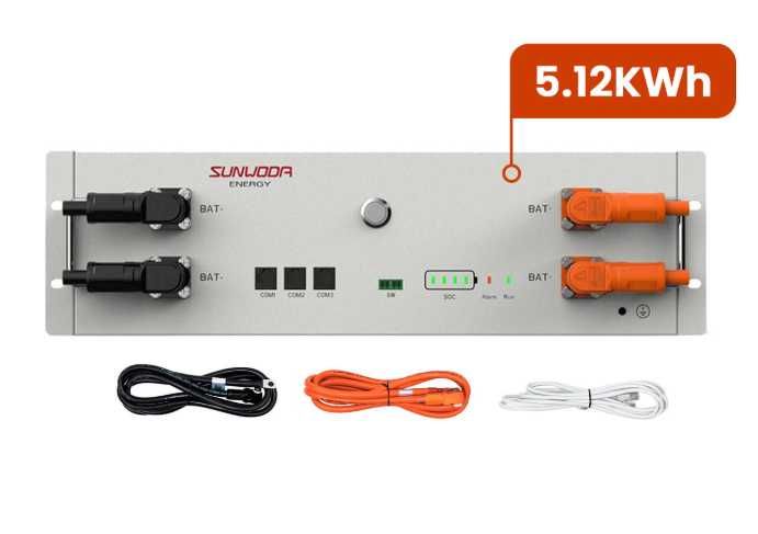 Inversor Híbrido Solis 3kW + Bateria Sunwoda 5.12kWh