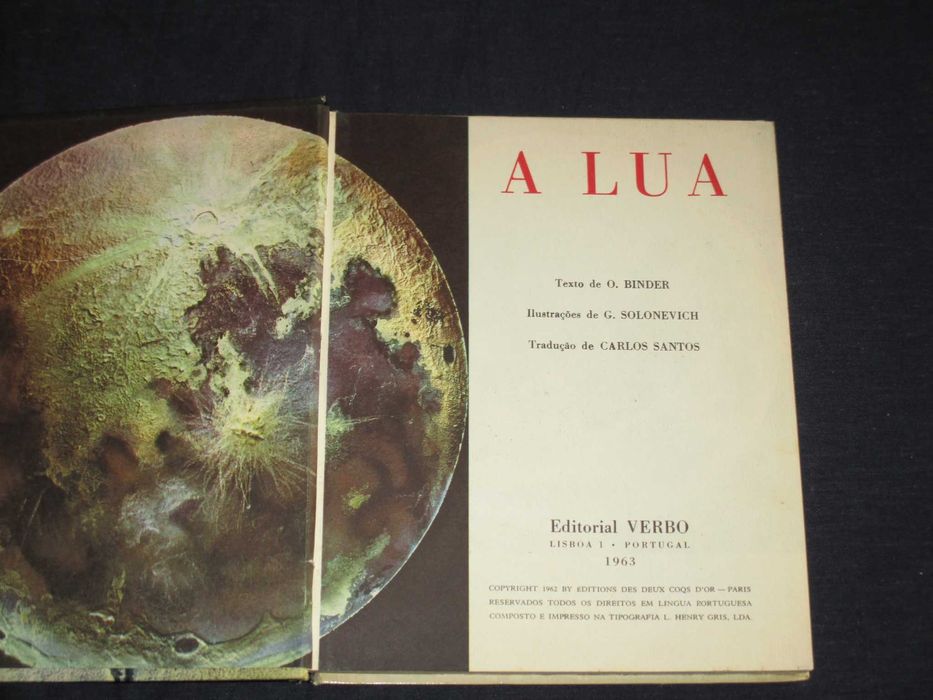 Livro A Lua O. Binder Ver e Saber 4 Verbo 1963