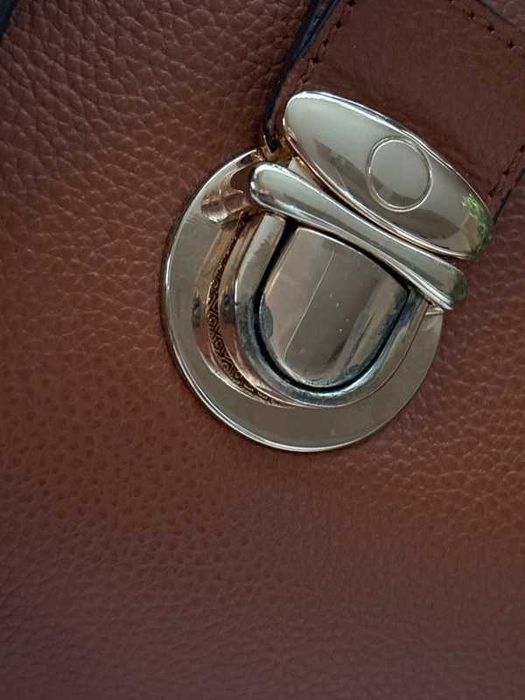 Torebka Wittchen 100% skóra naturalna leather bag kuferek rudy brąz