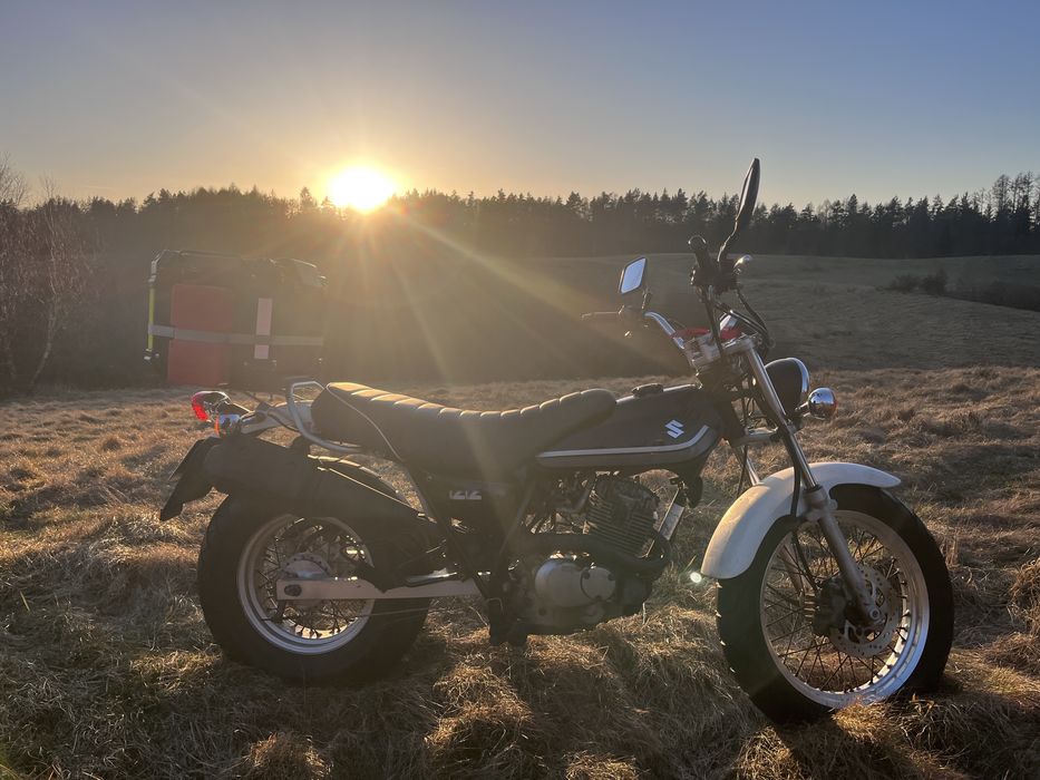 Suzuki rv 125. Van van, scrambler, cafe racer po remoncie silnika | nowe części |  retro