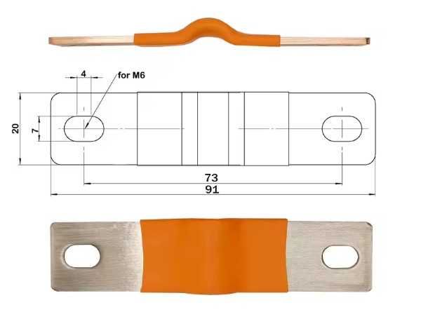 Перемычки Гибкие Шины Busbar для Клеммы для Ячеек EVE Lifepo4 314Ah 280Ah и других Медь Аллюминий