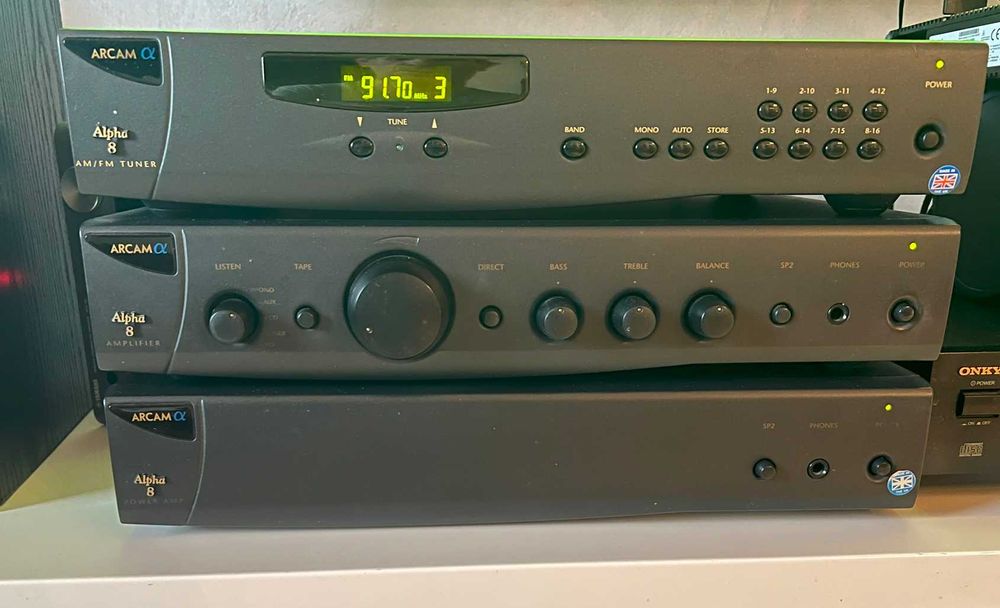 Zestaw Hi-Fi Arcam Alpha 8 – Tuner, Wzmacniacz, Końcówka mocy