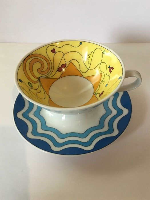 Chávena de café em porcelana alemã - Rosenthal - O Sole Mío