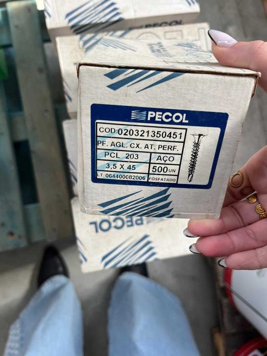 Parafusos Autoperfurantes Aço Fosfatado 3.5x45