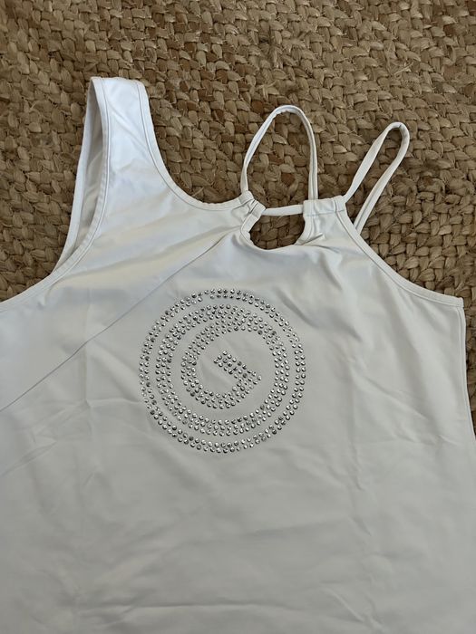 Top de desporto branco Susana Gateira