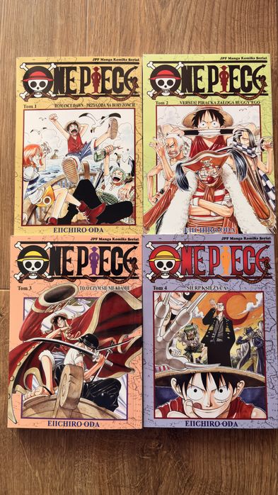 Manga One Piece tomy 1-4