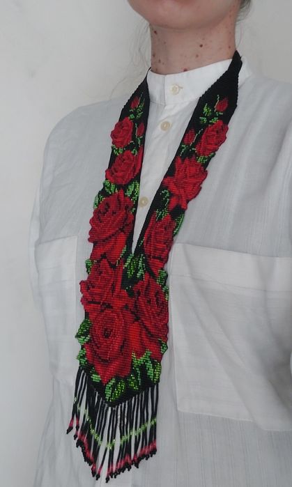 Гердани з бісеру, ручна робота