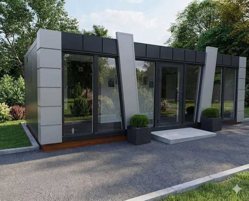 Kontener 9x3 handlowy, socjalny, biurowy, magazynowy – STAGO Wałbrzych