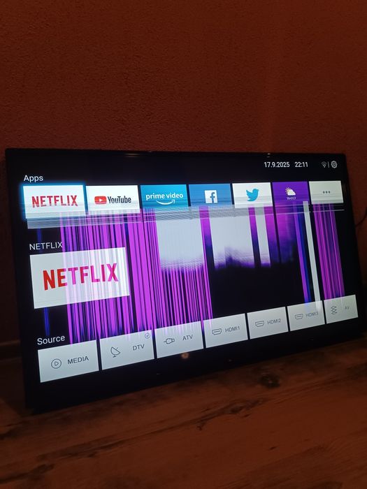 Telewizor OK 50 cali  uszkodzony