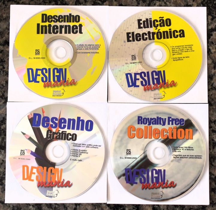 Design Mania - Desenho e Edição Electrónica (4 CD-ROM' s)