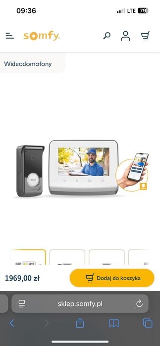 Naped do bramy elixo 800 SOMFY