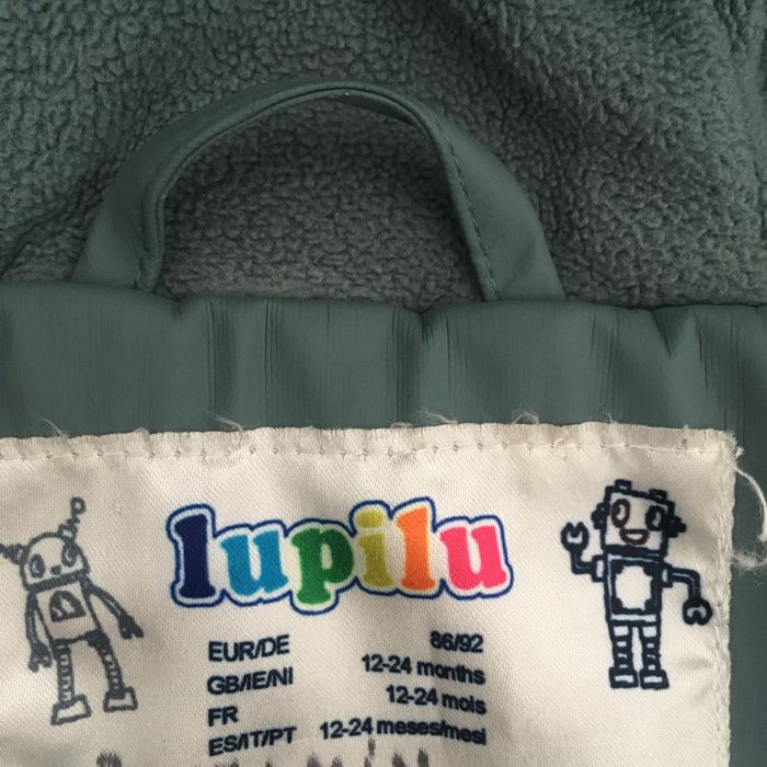 Casaco kispo Lupilu - impermeavel com capuz e forro