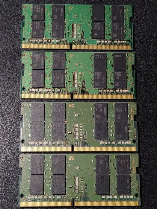 Samsung 16 GB x 2 SO-DIMM DDR4 (2666 MHz). Итого: 32 GB