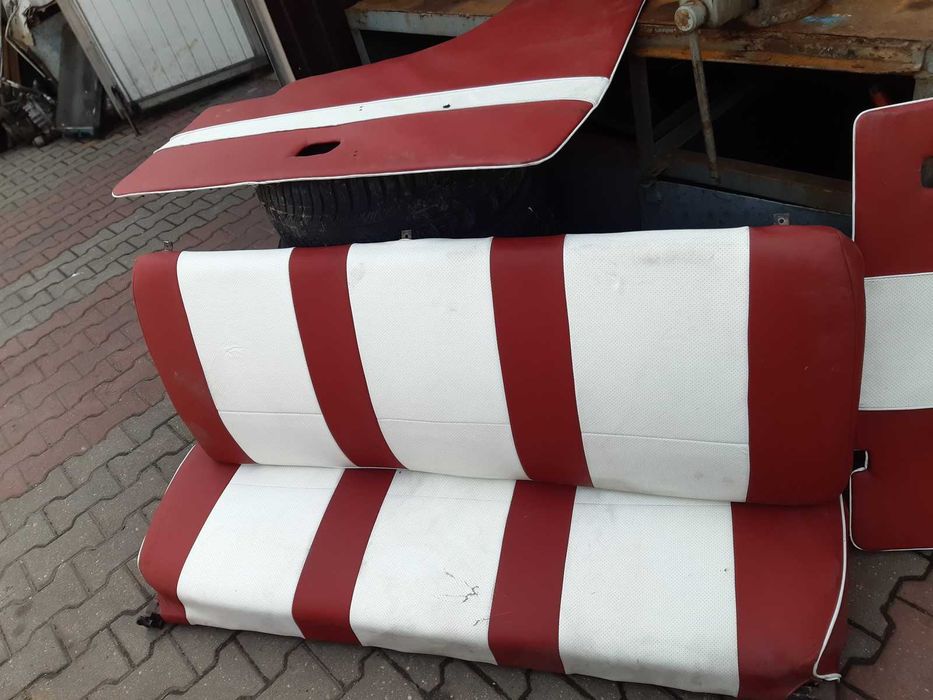 Fotele przód przednie kanapa tylna tył Vw Transporter T3 tapicerka