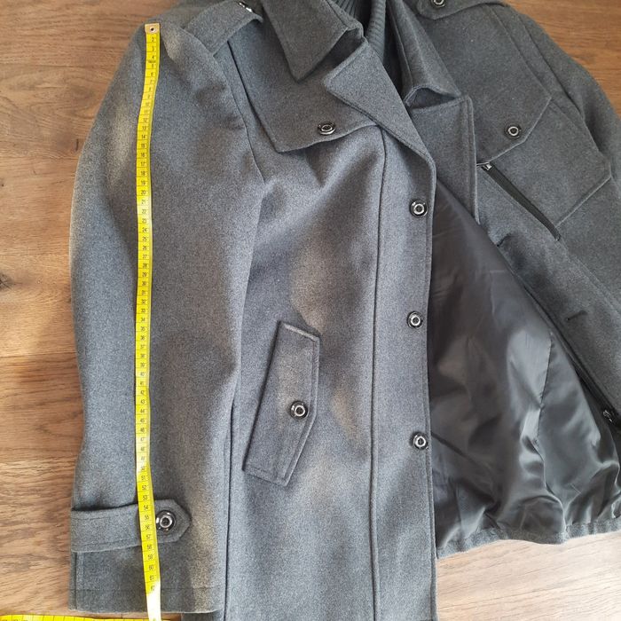 Płaszcz męski szary