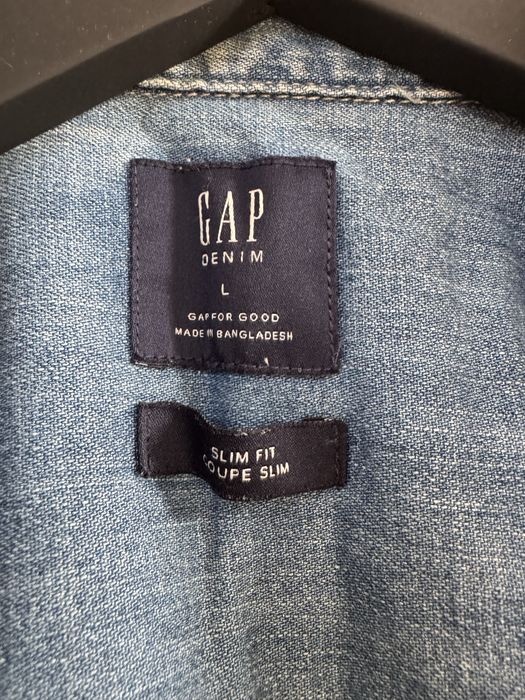 Męska koszula jeansowa GAP L
