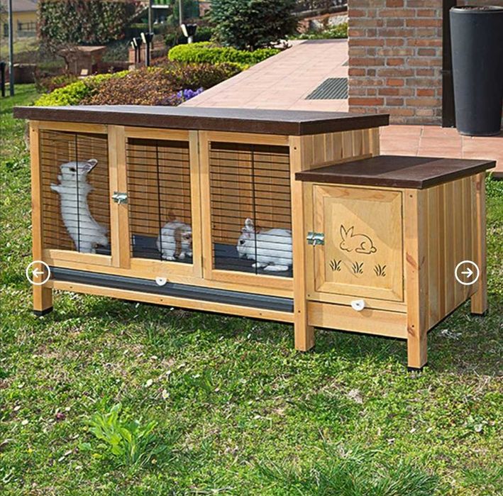 Gaiola madeira XXL Coelho ou Porco da India