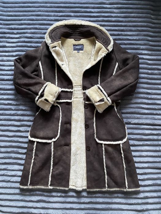 Ciepły kożuch damski