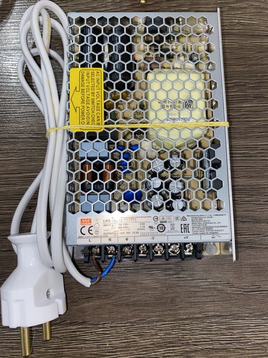 Блок питания Mean Well DC 12V 150W 12,5A IP20 (LRS-150-12)