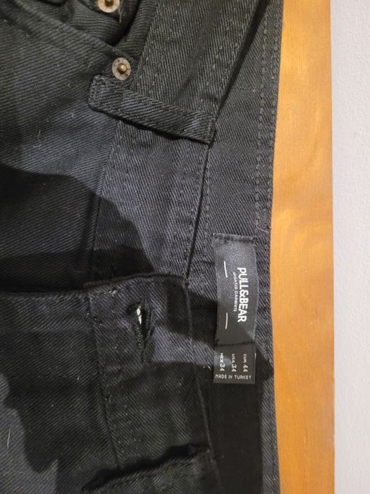 Calças de ganga pull bear pretas