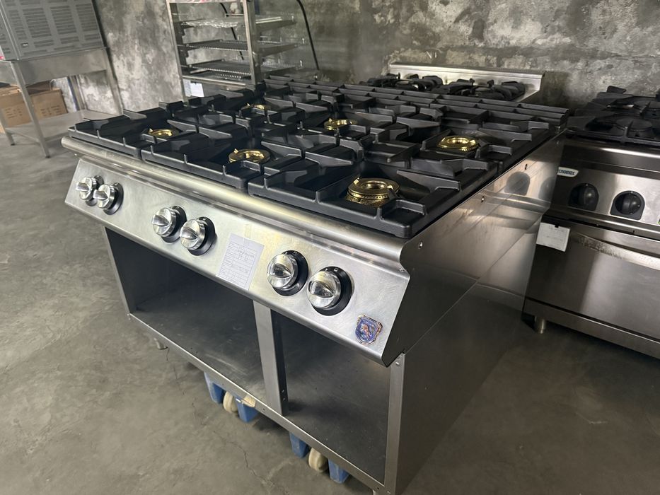 Fogão industrial Virtus  6 Queimadores a gaz botija