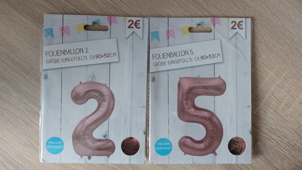 Фольговані кульки 2 та 5