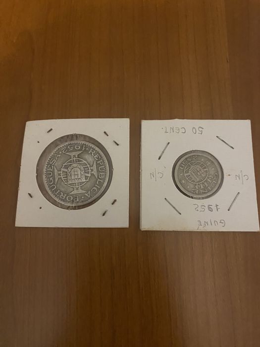 Moedas antigas Guiné