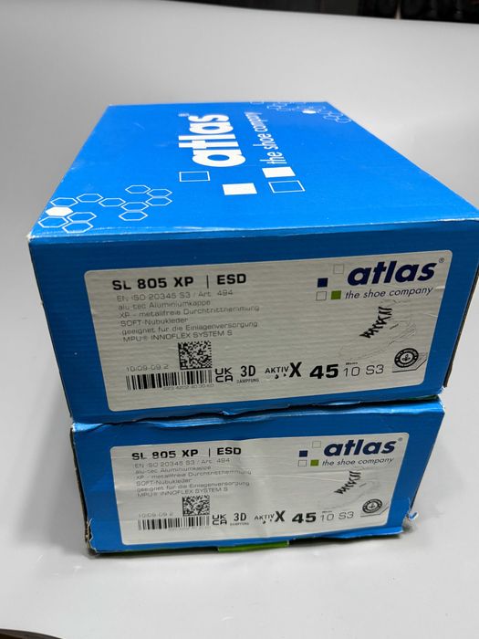 Buty robocze 45 Atlas SL 805 S3 XP ESD NOWE
