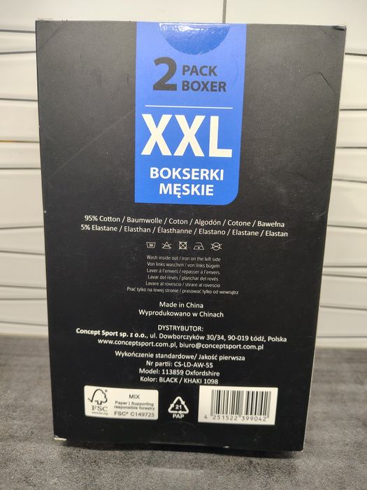 Lonsdale Bokserki 2 pack XXL