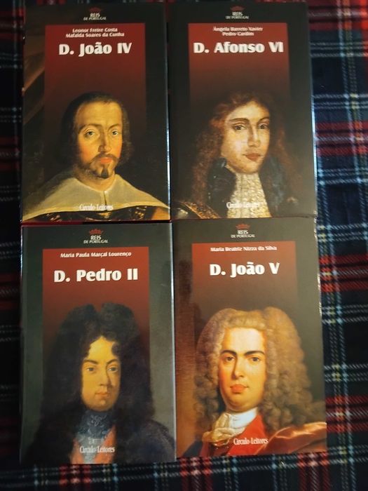 34 Livros de História: REIS DE PORTUGAL - Editora Círculo de Leitores