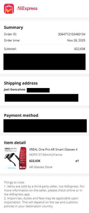 XREAL One Pro (tamanho M)