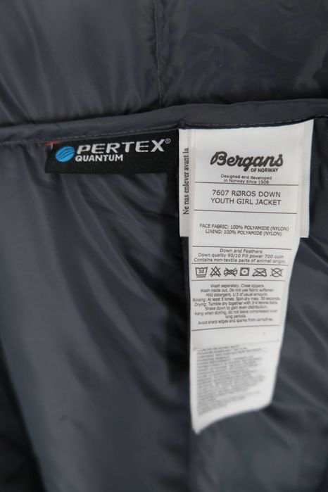 Bergans 7607 roros jacket 700 pertex r 164/XS