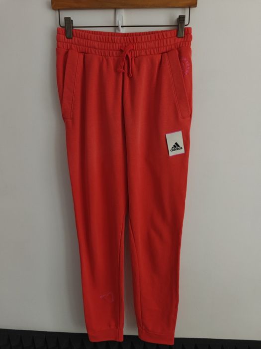 Adidas spodnie sportowe dresowe bawełniane S/M