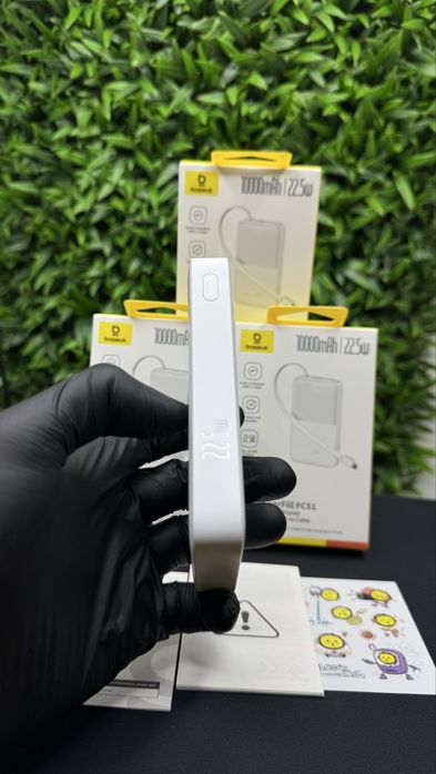 Стильний маленький павербанк Базеус Bipow2 energifill FC51 Baseus