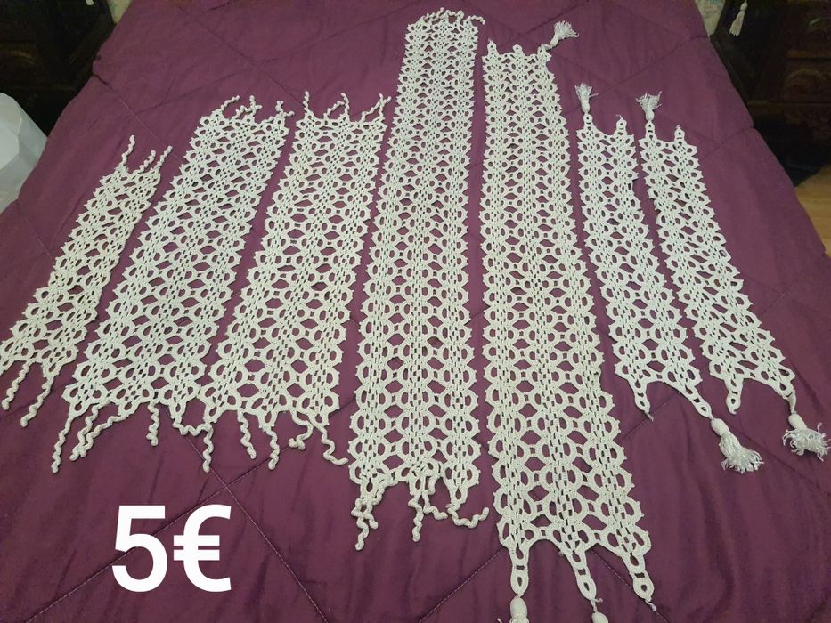 Conjuntos de naperons em croché