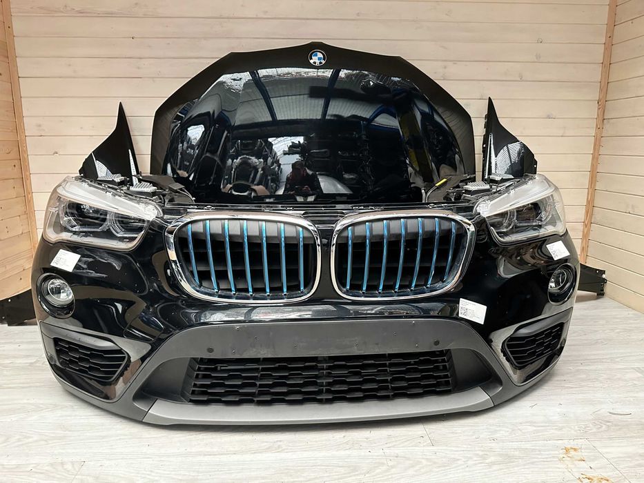 BMW X1 F48 бампер передний разбор запчасть деталь бмв х1 ф48 деталь
