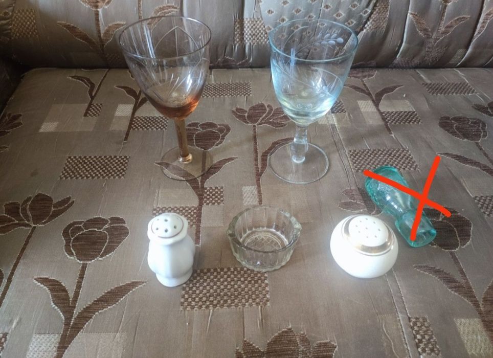 Посуда остатки разная