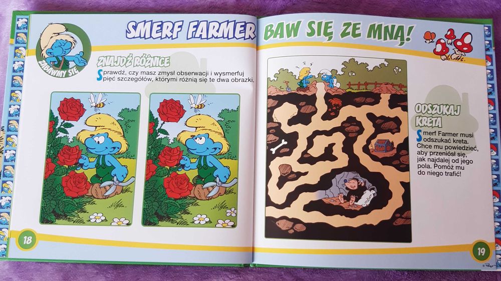 Książeczka Smerf Farmer.