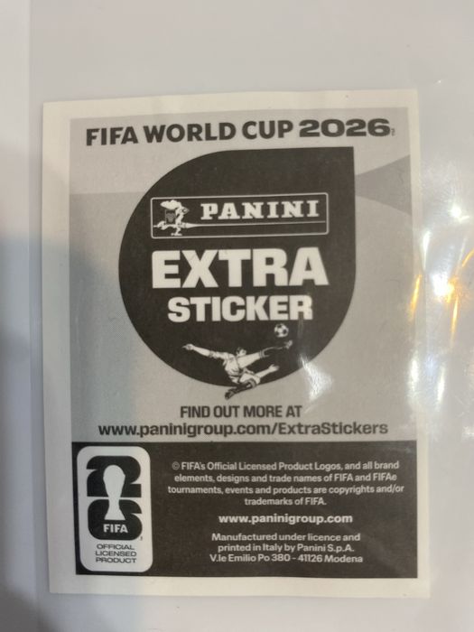 Cristiano Ronaldo extra sticker